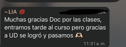 Testimonios de aprobados del CACES en el grupo de DominoMed